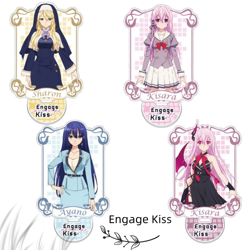 Anime Cosplay Kiss - Kawaii Anime Engage Kiss Acrylic Stand