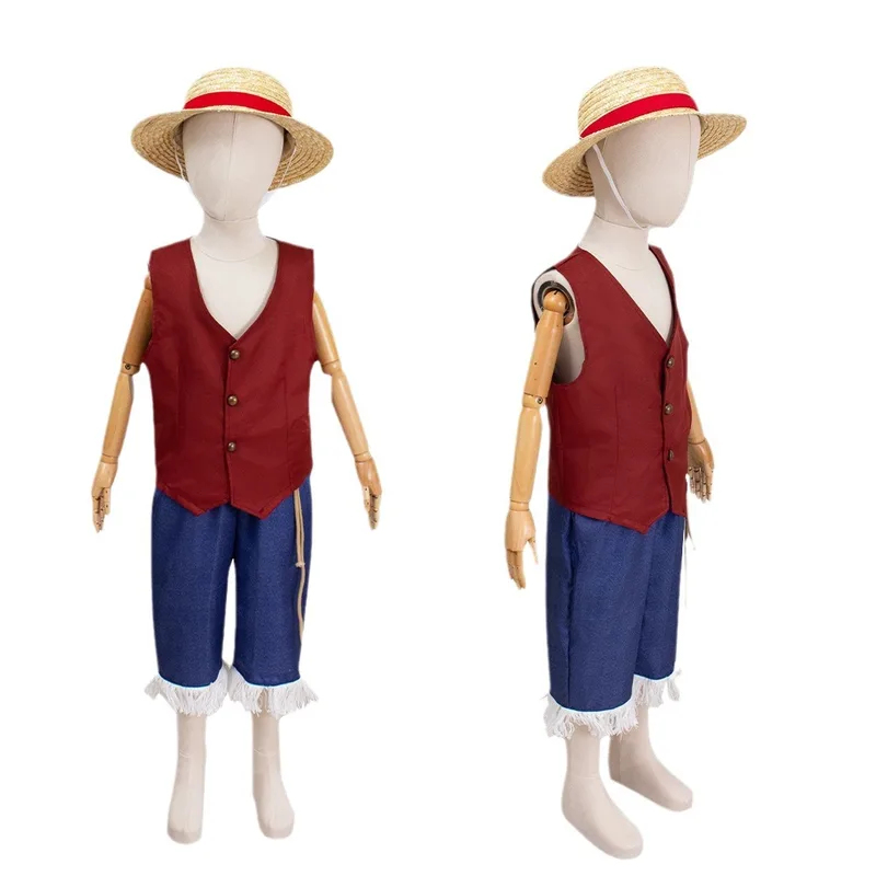 Anime Cosplay One Piece - ▶❤Movie Luffy Cosplay Costume Anime Monkey