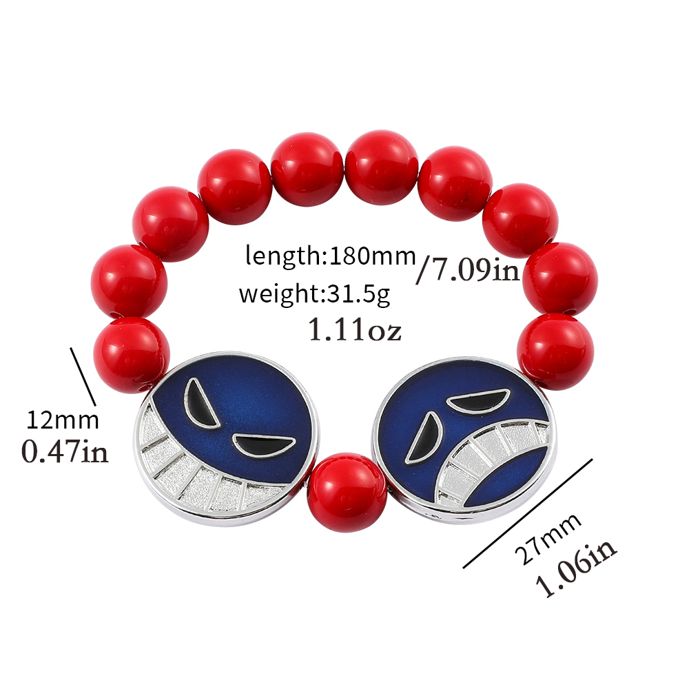 Anime Red Beads Face Bracelet  - Anime Cosplay Website recension och pris