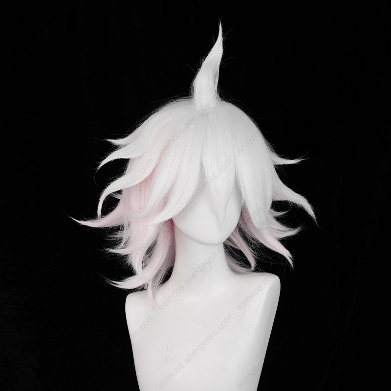 Anime Nagito Komaeda Cosplay W - Cosplay Anime White Hair recension och pris