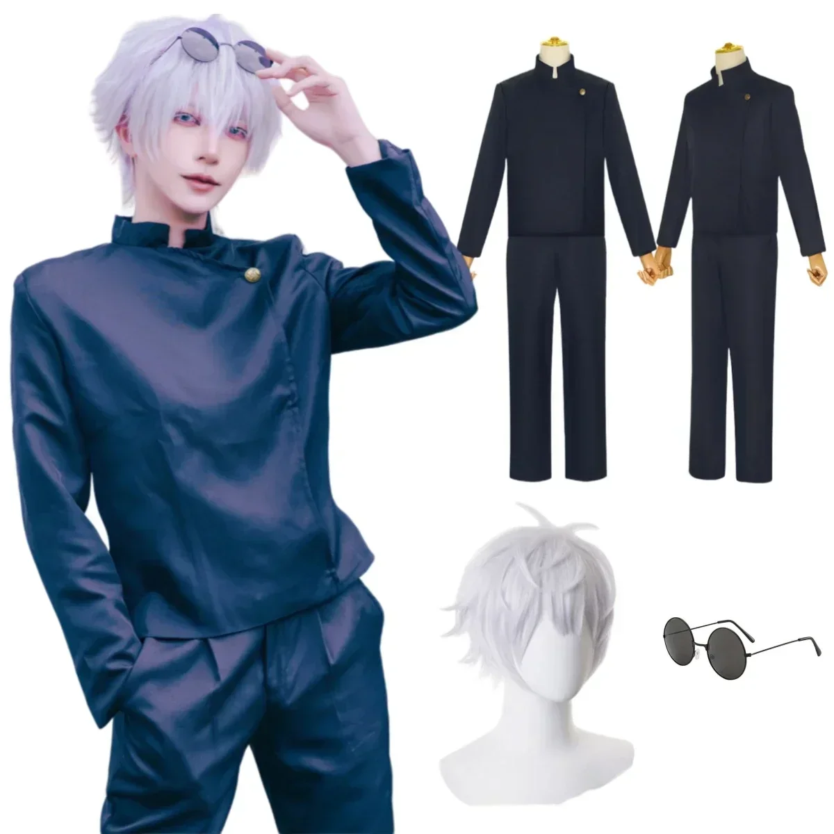 Gojo Satoru Cosplay Costumes p - Anime Cosplay Gojo recension och pris