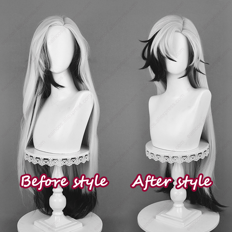 HSR Boothill Cosplay Wig 92cm  - Anime Cosplay Long Black Hair recension och pris