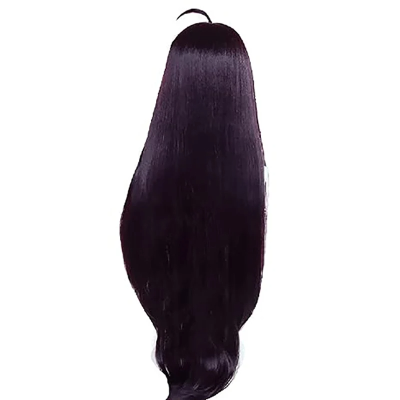 Cos albedo Black Purple Long S - Anime Cosplay Long Black Hair recension och pris