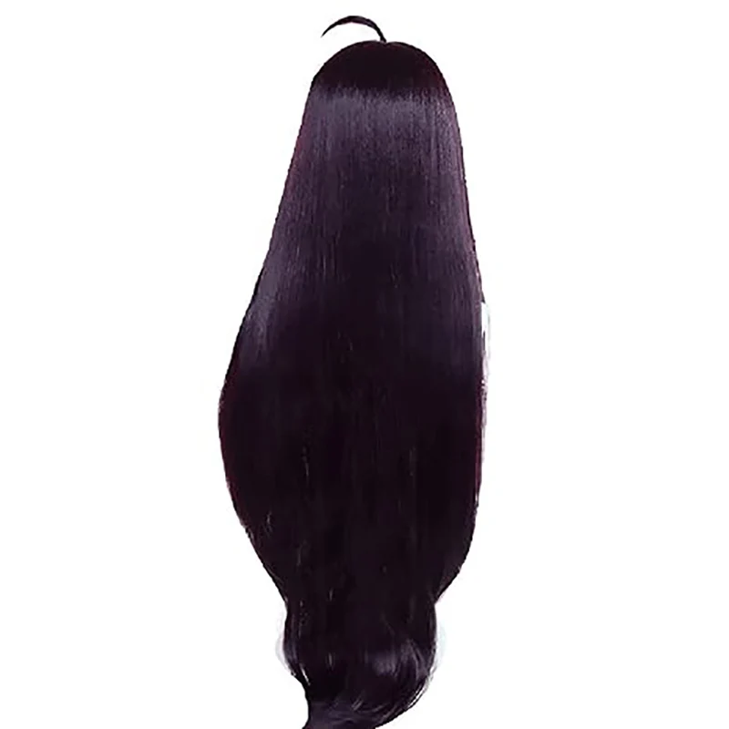 Cos albedo Black Purple Long S - Anime Cosplay Long Black Hair recension och pris
