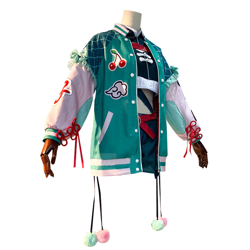 Green Bomber Jacket Hao Kore D - Anime Cosplay 2026 recension och pris