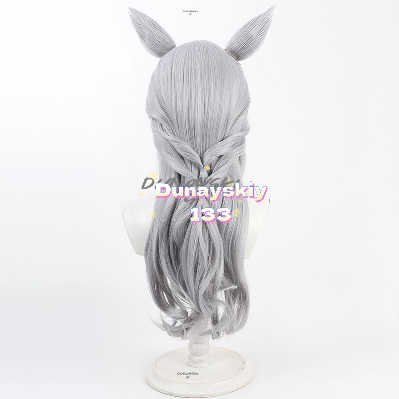 4 Styles White Hair Gold Ship  - Cosplay Anime White Hair recension och pris