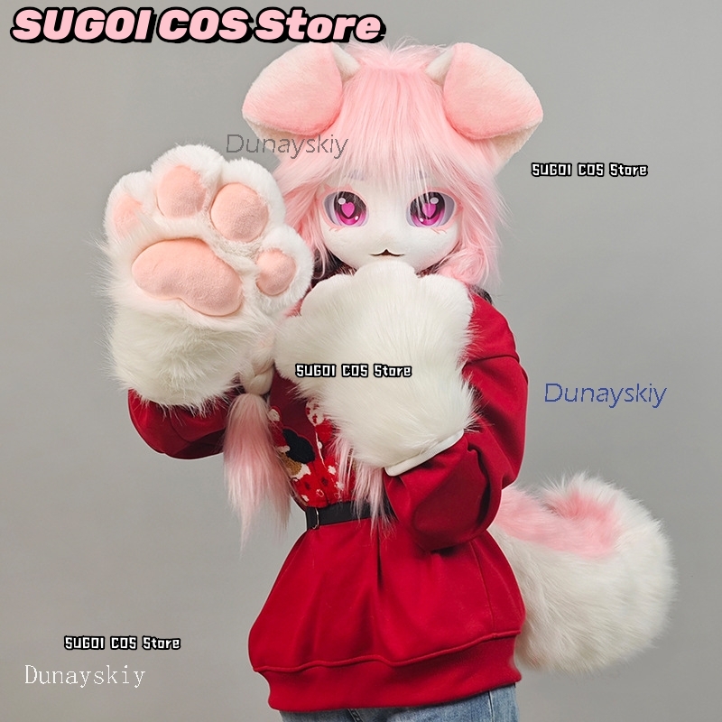 aBcSCS*Fursuit Head Kigurumi C - Anime Cosplay Cute recension och pris