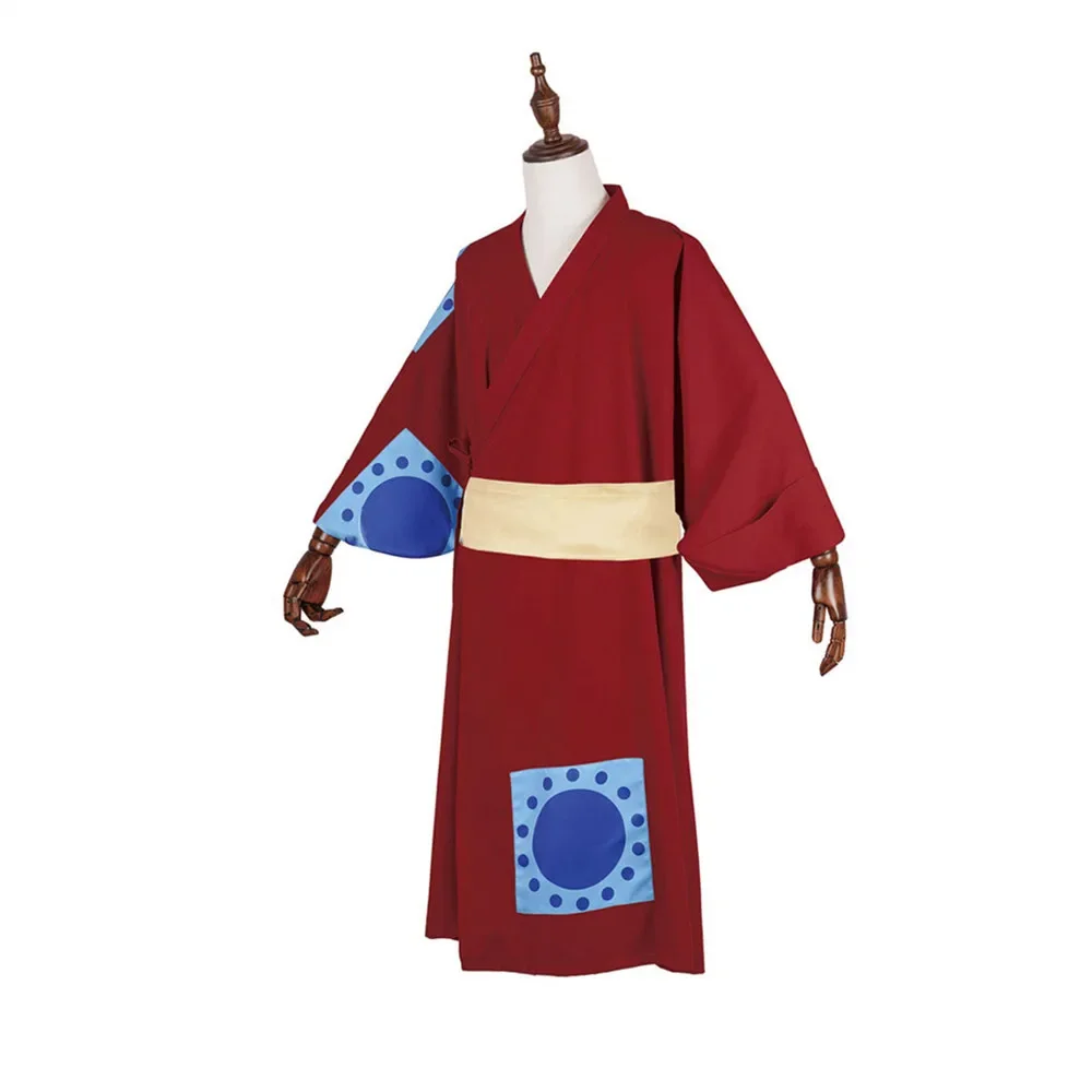 Red Kimono Anime One Monkey Lu - Anime Cosplay One Piece recension och pris