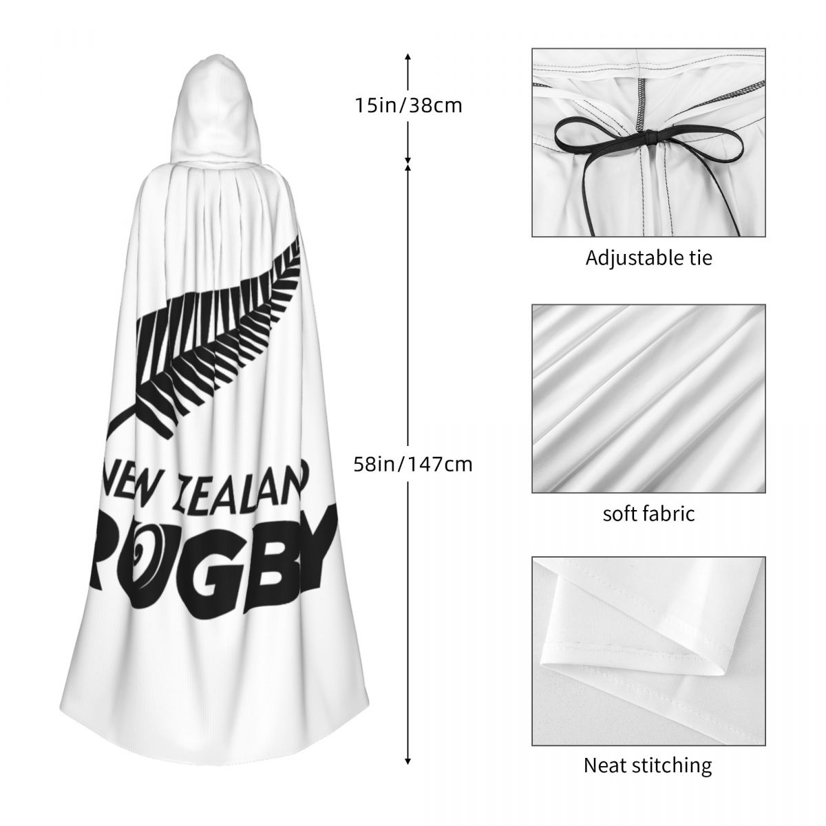 All Blacks New Zealand Rugby L - Anime Cosplay New Zealand recension och pris